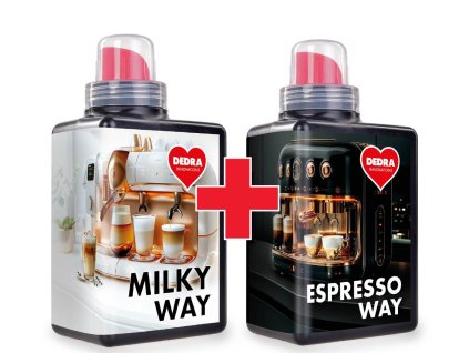 ESPRESSO WAY + MILKY WAY | Čisticí sada pro kávovary | 2× 500 ml