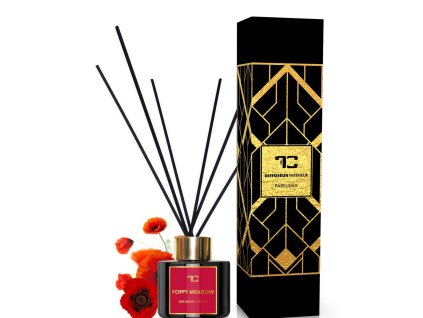 POPPY MEADOW | tyčinkový difuzér | PARFUMIA® | 100 ml