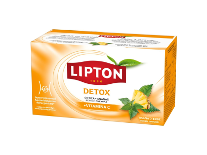 Lipton Detox-Tee mit Vitamin C, 17 x 1,9 g
