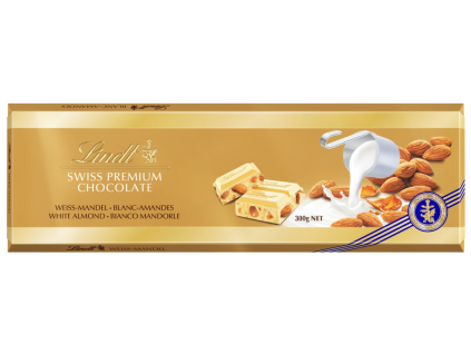 Lindt Weiße Schokolade mit Mandeln 300 g