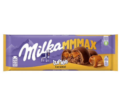 Milka Schokoladen-Luflee Karamell 250 g