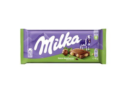 Milka ganze Nüsse 95 g