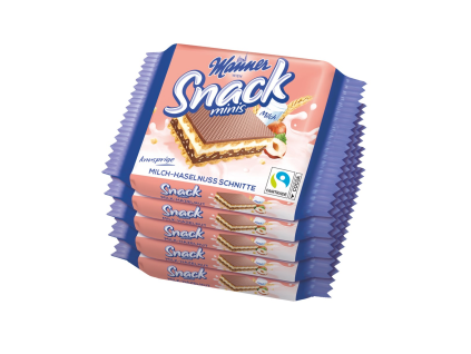 Manner Milch-Walnuss-Scheiben 5 x 25 g
