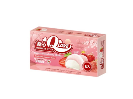 Mochi mit Erdbeergeschmack, 80 g