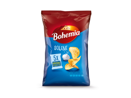 Bohemia Chips Multipack, gesalzen, 5 x 25 g