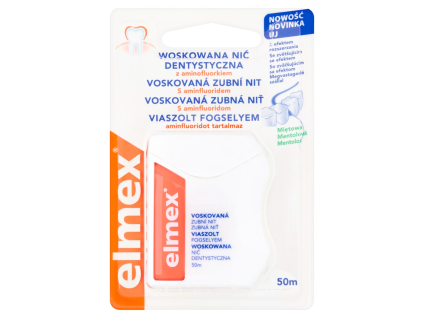 elmex Zahnseide gewachst Menthol 50 m 1 Stück