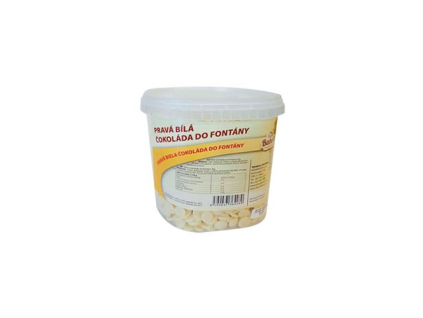 KOVANDOVI Weiße Schokoladenfontäne 2 kg