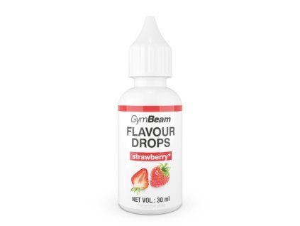 flavor drops strawberry 30 ml gymbeam 1
