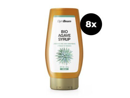 bio agave syrup 8x250 ml gymbeam