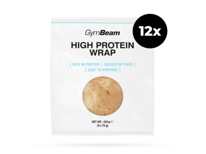 high protein wrap 12x225 g gymbeam