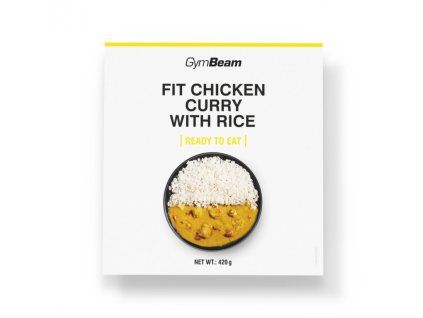 fit chicken curry with rice rte 420 g gymbeam