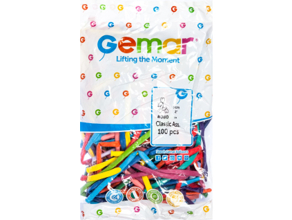 GEMAR Modellierballon, Farbmix, 150 cm, 100 Stück.