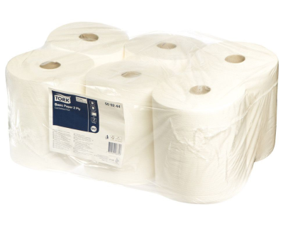TORK Basic Küchenrollen, 2-lagig, 6 Stück