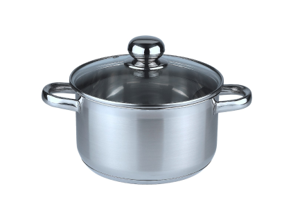 aro Topf mit Deckel 20 cm / 3,6 l Edelstahl 1 Stück.