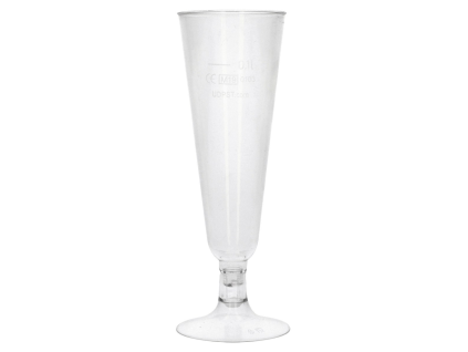 PAP STAR Champagnerglas 100 ml Kunststoff 24 Stück