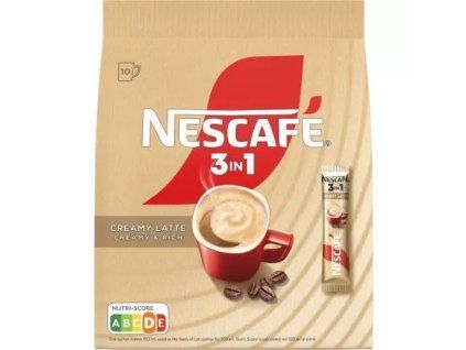 Nescafé 3in1 Mix, cremiger Latte, 10 Beutel à 150 g