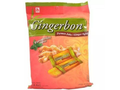 GINGERBON Ingwerbonbons mit Mentholgeschmack 125 g