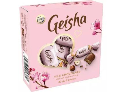 Geisha Pralinen Milch Haselnuss 42g