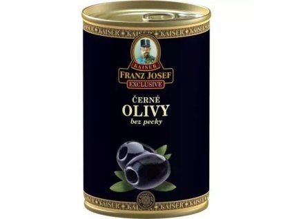 FJK schwarze entsteinte Oliven 300 g