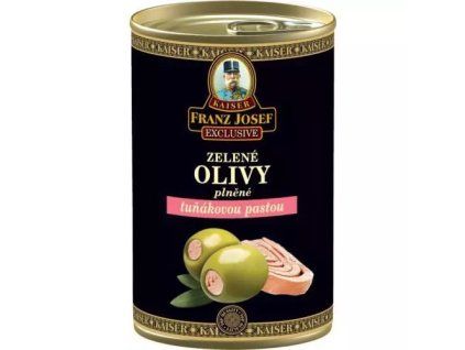 FJK grüne Oliven gefüllt mit Thunfischpaste 300 g/314 ml