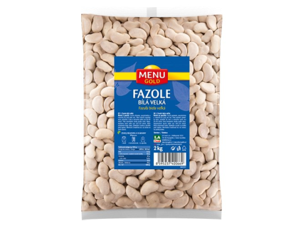 MENÜ GOLD Große weiße Bohnen 2 kg