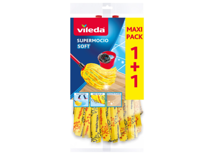 Vileda Ersatzmopp Supermop Soft 2 Stück