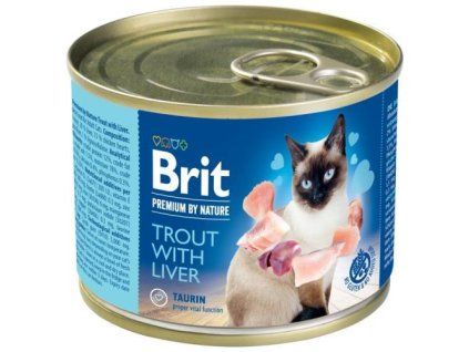 Brit Premium Forelle in der Dose mit Leber, 200 g