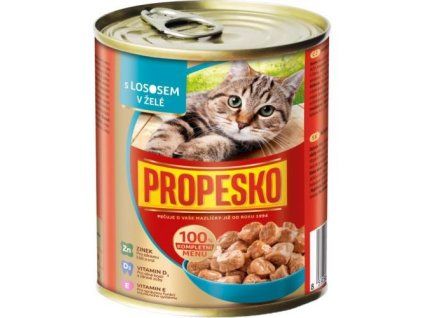 Propesko Lachsstücke in Gelee 830g