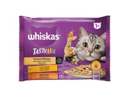 Whiskas Beutel MP Creamy Creations Rindfleisch @4x85g