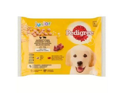 Pedigree Pouch MP Junior + Hühnchen @4x100g