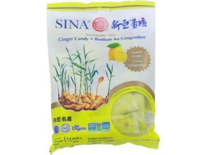 SINA Ingwerbonbons mit Zitronengeschmack 125 g