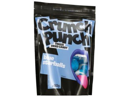 CrunchPunch gefriergetrocknete blaue Sternkugeln, 50 g