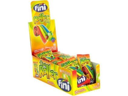 Fini Roller 18 Stück Sprudelwasser Regenbogen 360g