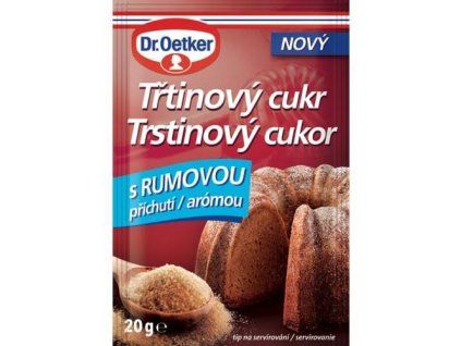 Dr. Oetker Rohrzucker mit Rumgeschmack 20 g
