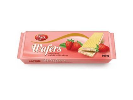Iga Waffeln Erdbeere 300g