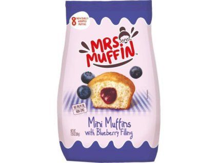 Mrs. Muffin Mini-Muffins mit Blaubeerfüllung, 200 g