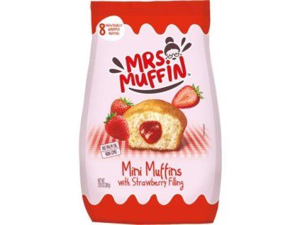 Mrs. Muffin Mini-Muffins mit Erdbeerfüllung, 200 g