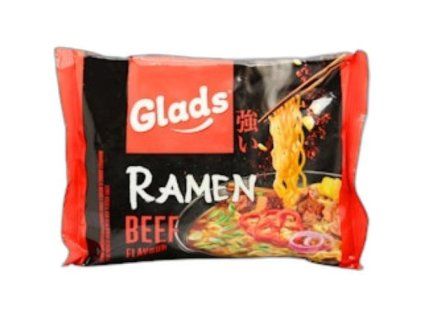 Glads Instant-Ramen-Nudeln mit Rindfleischgeschmack, 105 g