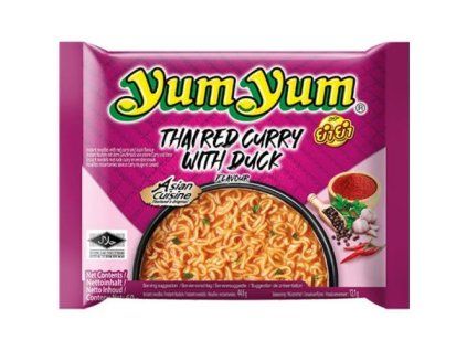 Yum Yum Instant-Suppe mit rotem Curry-Entengeschmack, 60 g