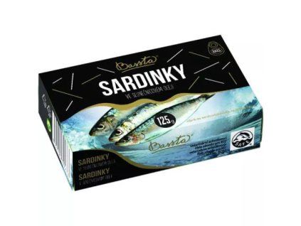 Bassta-Sardinen in Sonnenblumenöl 125g