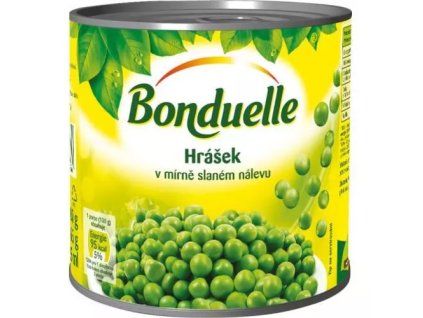 Bonduelle leicht gesalzene eingelegte Erbsen 400 g