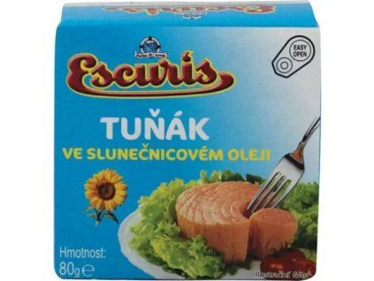 Escuris Thunfisch in Sonnenblumenöl 80 g