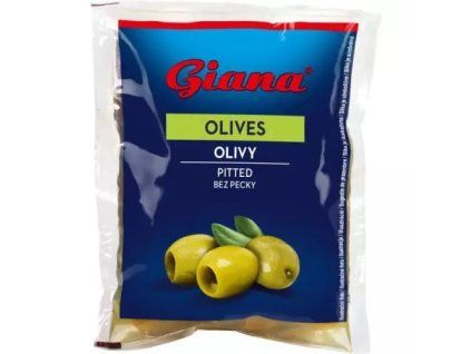 Giana grüne entsteinte Oliven, 195g Beutel