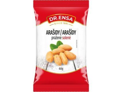 Dr. Ensa geröstete, gesalzene Erdnüsse 60 g