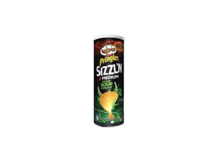 Pringles Sizzling Kicking Sour Cream 160g