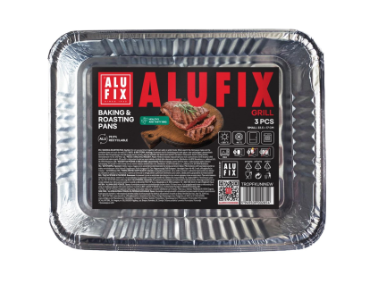 Kleine Aluminiumschüssel, 3 Stück
