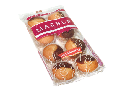 DELASHERAS Marmor-Mini-Muffins 180 g