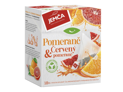 Jemča Tee Orange + Blutorange Pyramidenbeutel 36 g