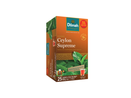 Dilmah Schwarzer Tee Gourmet Ceylon Supreme 25 x 2 g