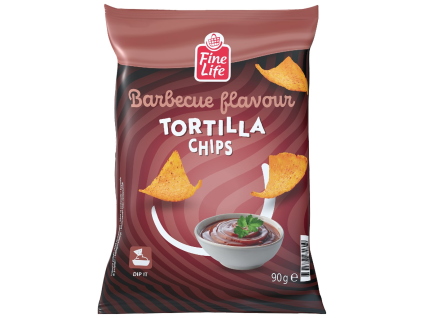 Fine Life Tortilla Chips BBQ 90 g